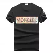 moncler tee shirt m-3xl pas cher rainbow logo noir